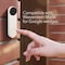 Wasserstein Doorbell No-Drill Mount, for Google Nest Doorbell battery GoogleDBNoDrillMntUS - alternate 2